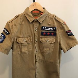 VINTAGE SUPERDRY ALPHA SHIRT